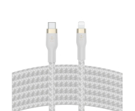 Belkin USB-C - LTG Braided Silicone 3m White - 733152 - zdjęcie 3